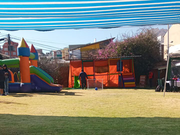 Juegos infantiles en el Jardín de TESA